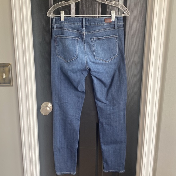 PAIGE Verdugo Ankle Skinny Jeans Denim Button Front Size 29 - Picture 5 of 7